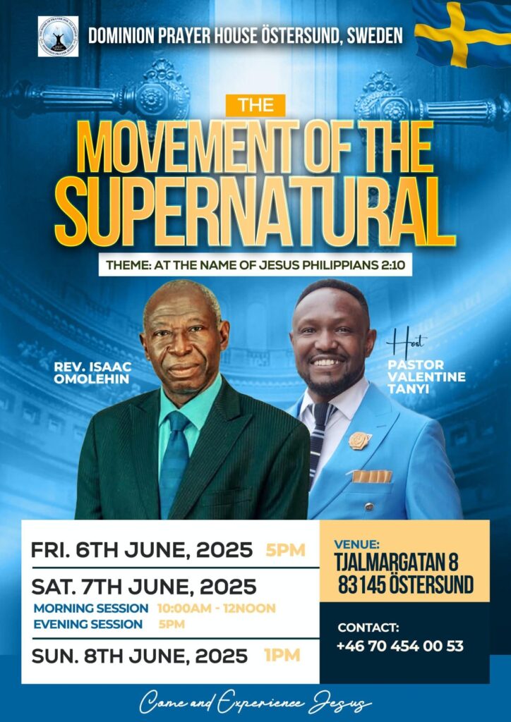 Conference, The Movement of the Supernatural with Rev. Isaac Omolehin